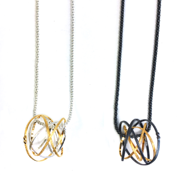 Mixed Mobius Long Pendant - 30"
NKMB09-S-G-SC 340.
NKMB09-G-OX-OX 340. Mixed Mobius Long Pendant - 30"
NKMB09-S-G-SC 340.
NKMB09-G-OX-OX 340.