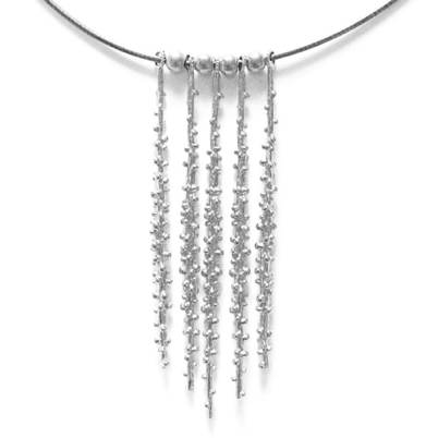 Pebble Waterfall Necklace
CSPB/NK14-S-OX
Sterling silver, Ox silver
18" chain