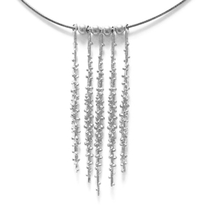 Pebble Waterfall Necklace
CSPB/NK14-S-OX
Sterling silver, Ox silver
18" chain
